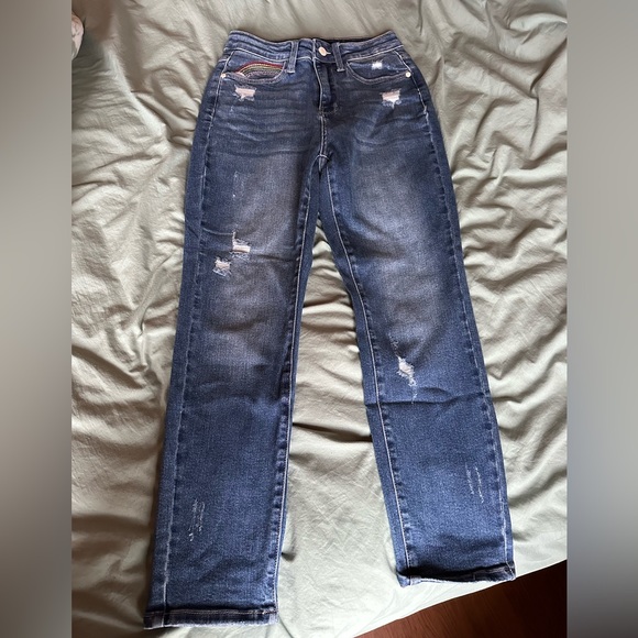Judy Blue Rainbow Jeans - Picture 2 of 4